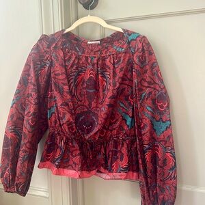 Ulla Johnson long sleeve blouse - size 4